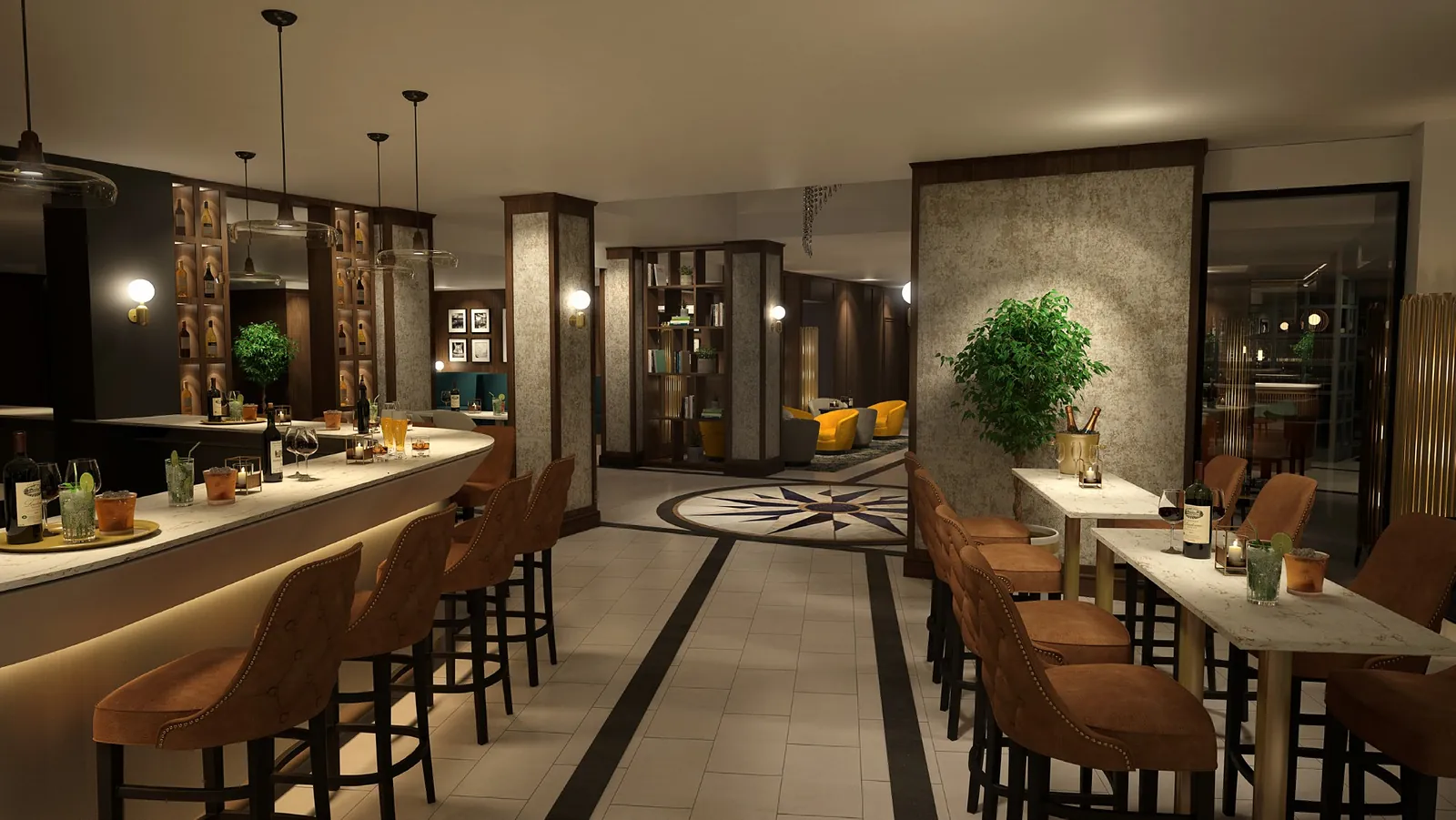 Hotel and restaurant fit out